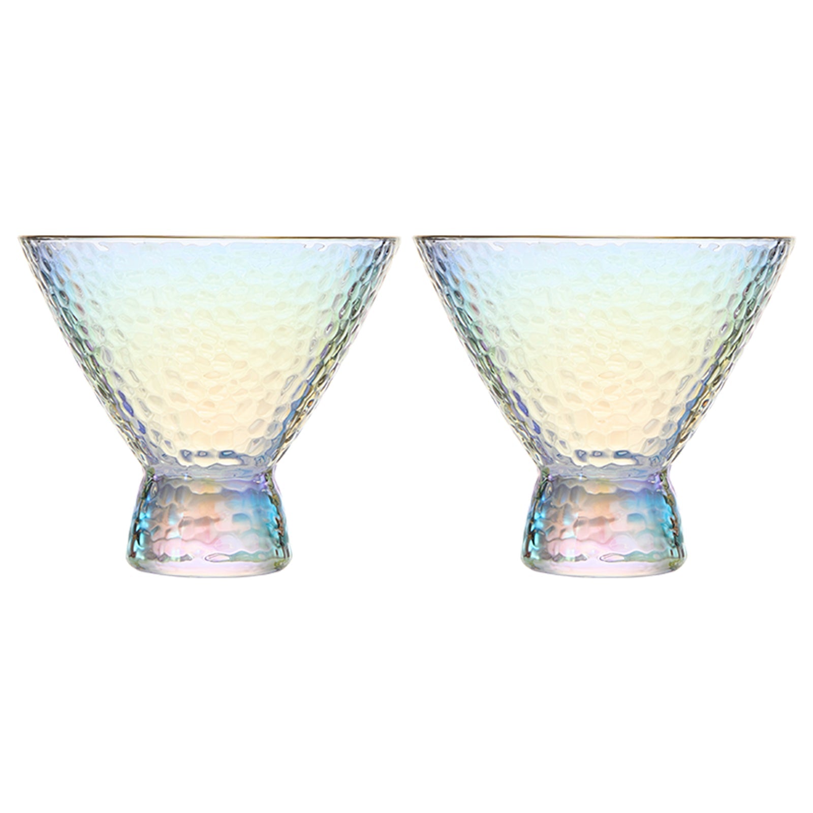 Dulce Martini Cocktail Glassware, Set of 2