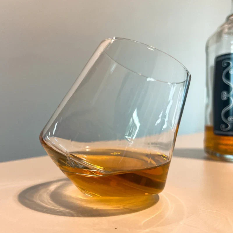 Dlight Decor Revolving Whiskey Glass 530ml Luxury Mug