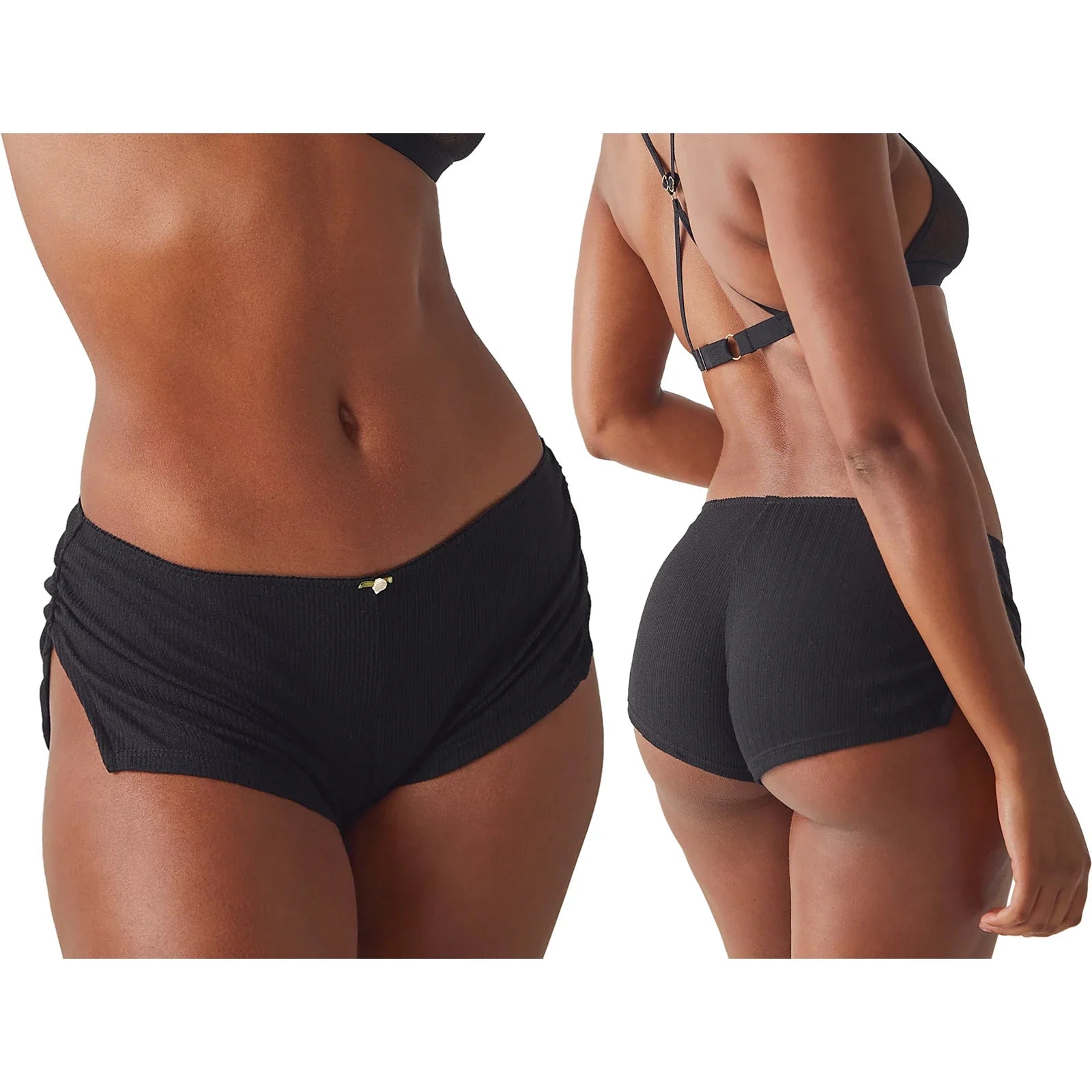 Comfy Luxe Split-Side Pajama Shorts for Women