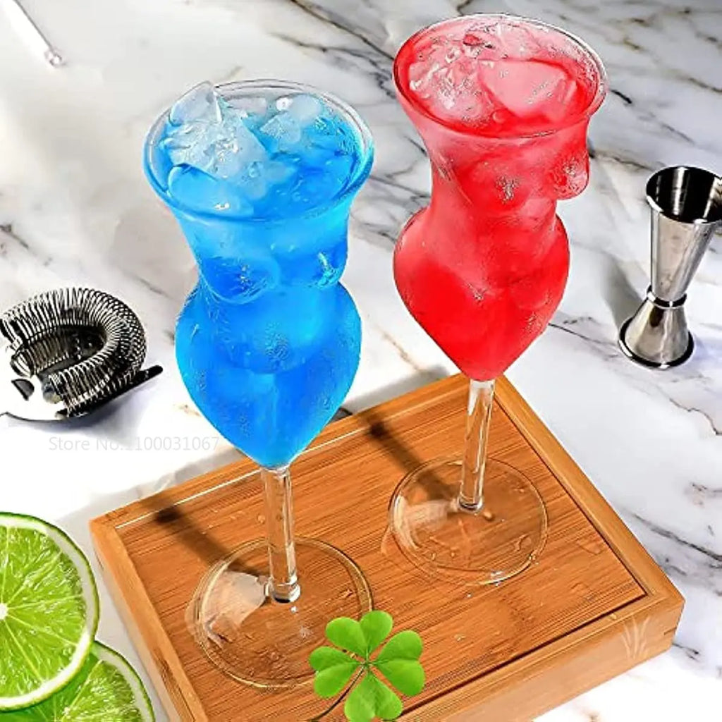 DecorBites™ Crystal Beauty Goblet Cup - Elegant Cocktail Glass for Wine and Champagne