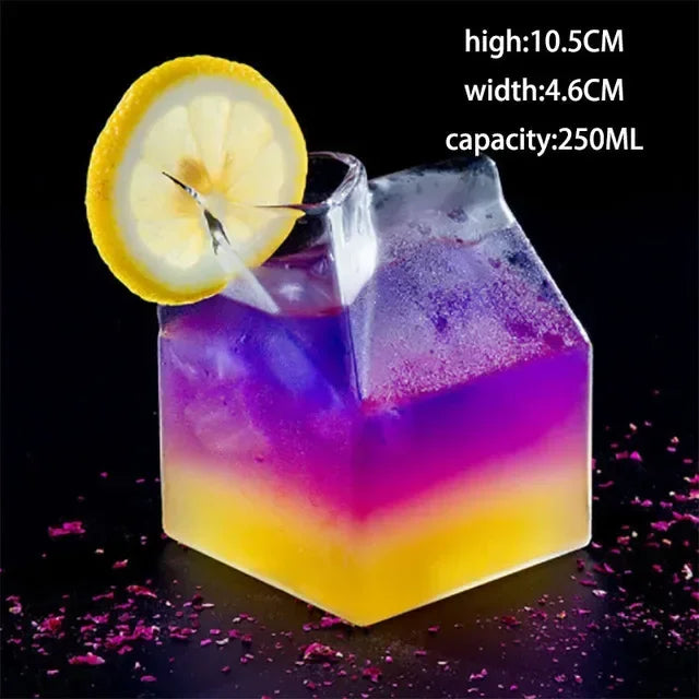 DecorBites™ Heart Love Glass Mug Set - Couple Cups, Bird & Cocktail Glass Tea Coffee Cup