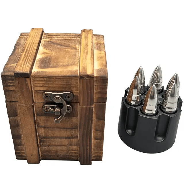 Bullet Whiskey Stone Gift Set