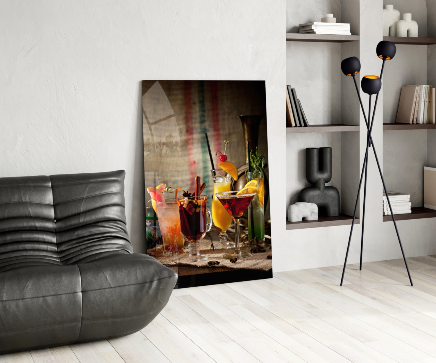 Cocktails Glass Wall Art